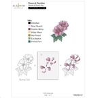 Altenew Flowers and Flourishes Coloring Stencils alt11281 layering guide 1