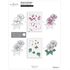 Altenew Flowers and Flourishes Coloring Stencils alt11281 layering guide 2