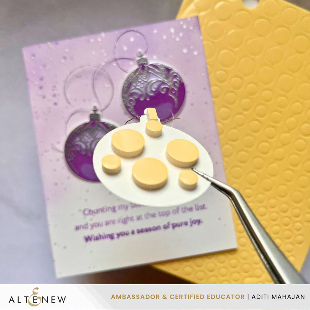 Altenew Foam Adhesive 1/8 Dots alt11460 product on back of paper