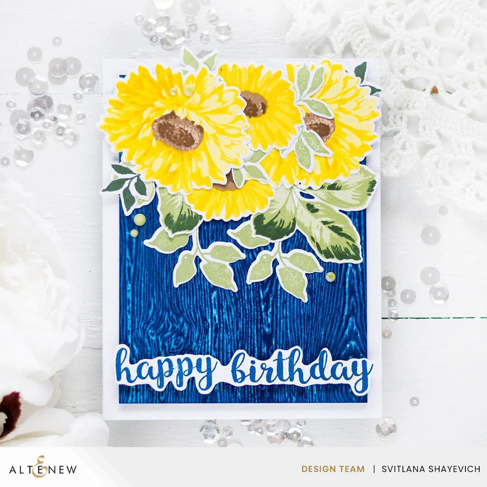 Altenew Fresh Lemon Fresh Dye Ink Pad alt8307 happy birthday