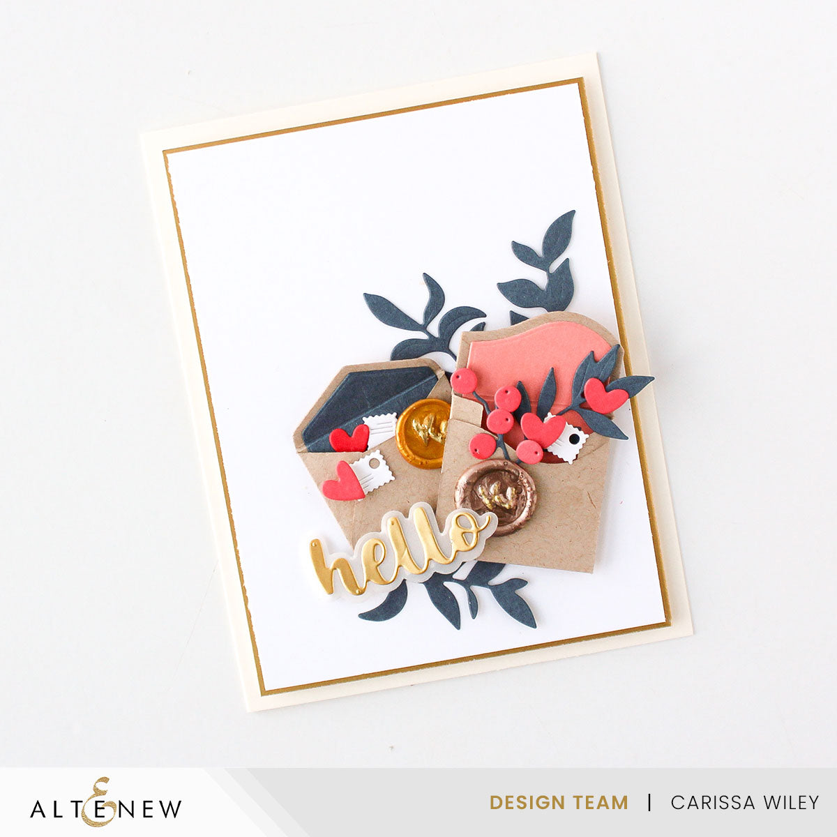 Altenew Fun Little Envelopes Dies alt10697 postage stamp