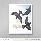 Altenew Geo Play Wreath Builder Clear Stamps alt11278 miss you