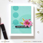 Altenew Geometric Essentials Circles Press Plates alt10471 happy birthday
