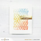 Altenew Geometric Mix Stencil alt11398 happy birthday