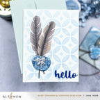 Altenew Gift Box Bow Wax Seal Stamp alt10702 hello