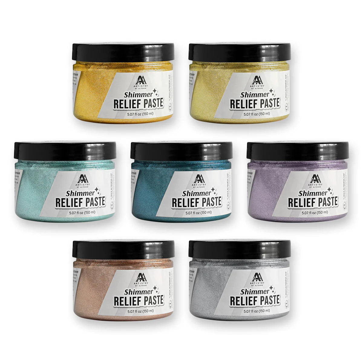 Altenew Gilded Elegance Shimmer Relief Paste Set