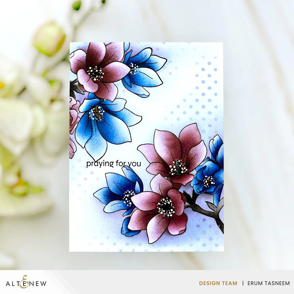 Altenew Glacier Caves Fresh Dye Ink Mini Cube Set alt8566 flowers