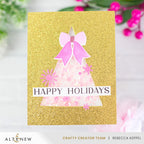 Altenew Glitter Cardstock Set happy holidays