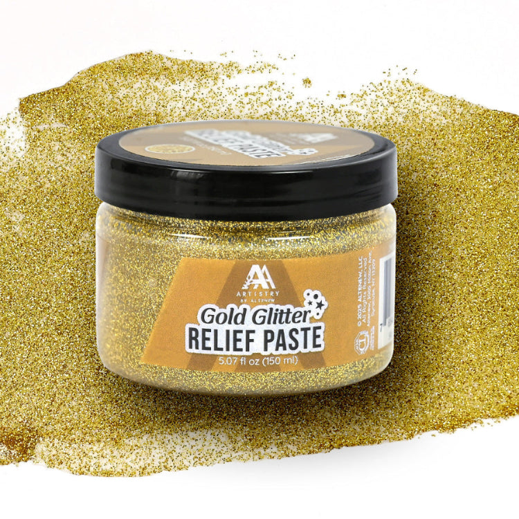 Altenew Gold Glitter Relief Paste alt10678
