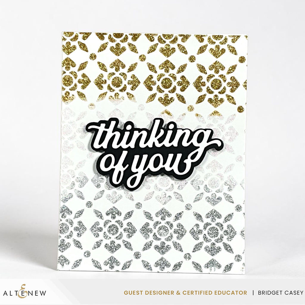 Altenew Gorgeous Glitter Pastes Set thinking of you