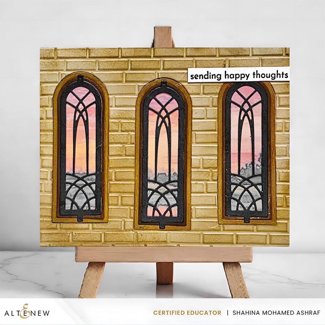 Altenew Gothic Arches Dies alt11245 stained glass windows