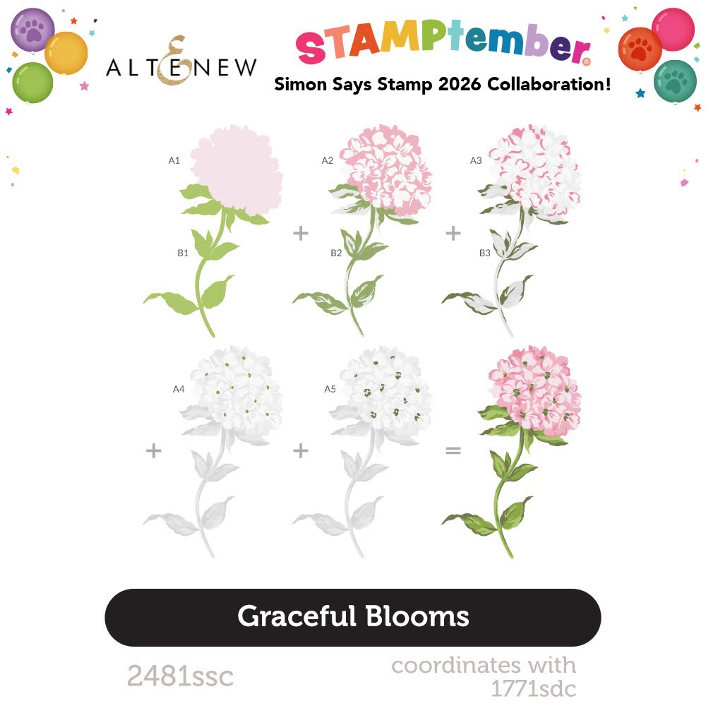 Altenew Graceful Blooms STAMPtember Exclusive Stamps 2481ssc alt 1