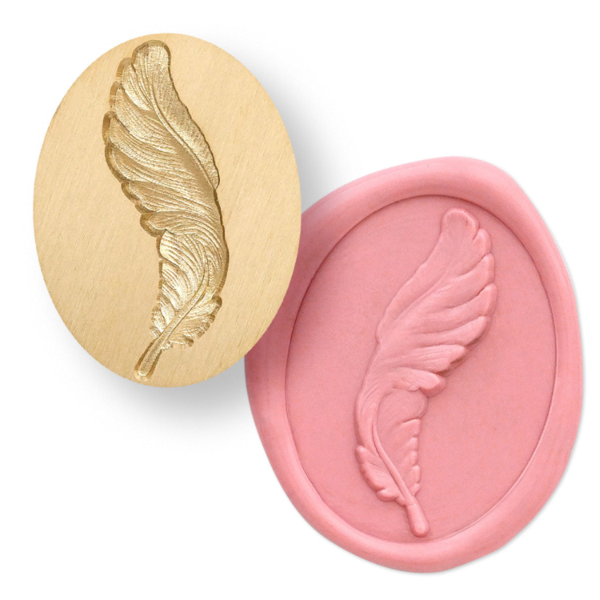 Altenew Graceful Feather Wax Seal Stamp and Wax Stamp Handle Set image  2