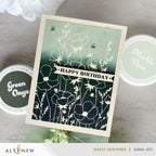 Altenew Green Onyx Fresh Dye Ink Pad alt8724 happy birthday