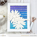 Altenew Handmade Happiness 3D Embossing Folder alt11380 white flowers