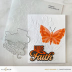 Altenew Have Faith Word Dies alt10671 butterfly