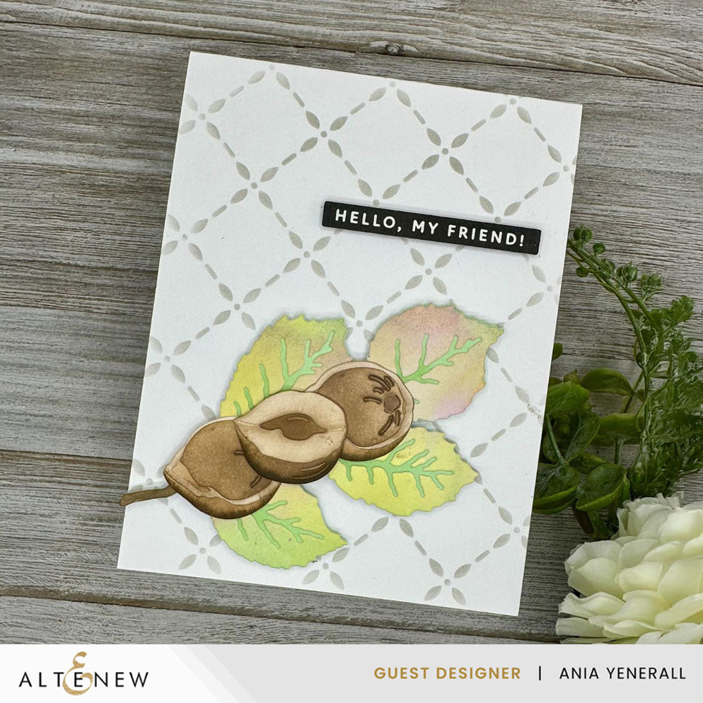 Altenew Hazelnut Branch Layering Dies alt10443 hello