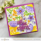 Altenew Hearts and Paislies Stencils alt8704 flowers