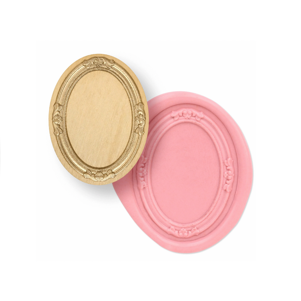 Altenew Heirloom Oval Wax Seal Stamp and Wax Stamp Handle Set image 2