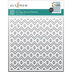 Altenew Heritage Chevron Weaves Stencil alt10818