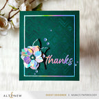 Altenew Heritage Chevron Weaves Stencil alt10818 thanks