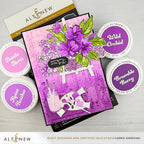 Altenew Highland Flora Fresh Dye Ink Mini Pod Set alt11473 wishing you the best card