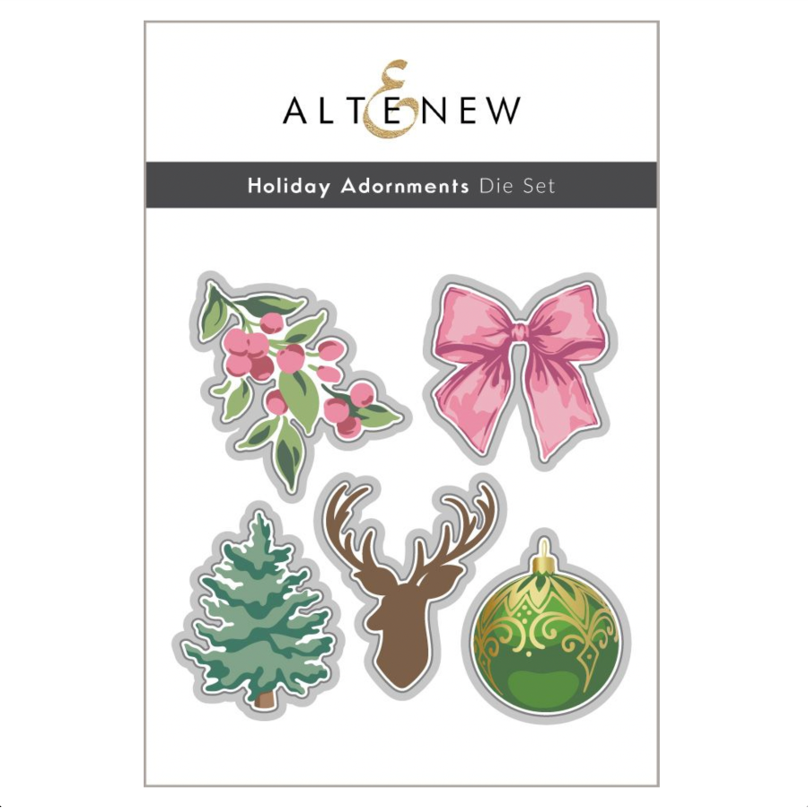 Altenew Holiday Adornments Clear Stamp and Die Set product image 2
