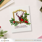 Altenew Holiday Adornments Dies alt11523 happy holidays card