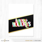 Altenew Holiday Essentials Dies alt11524 happy holidays card