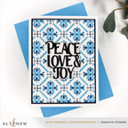 Altenew Holiday Essentials Dies alt11524 peace love joy card