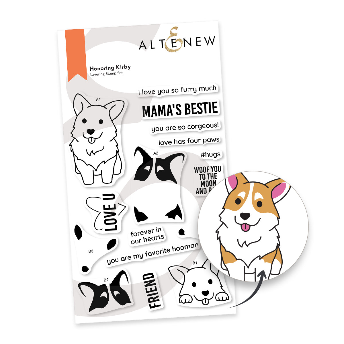 Altenew Honoring Kirby Clear Stamps alt10289