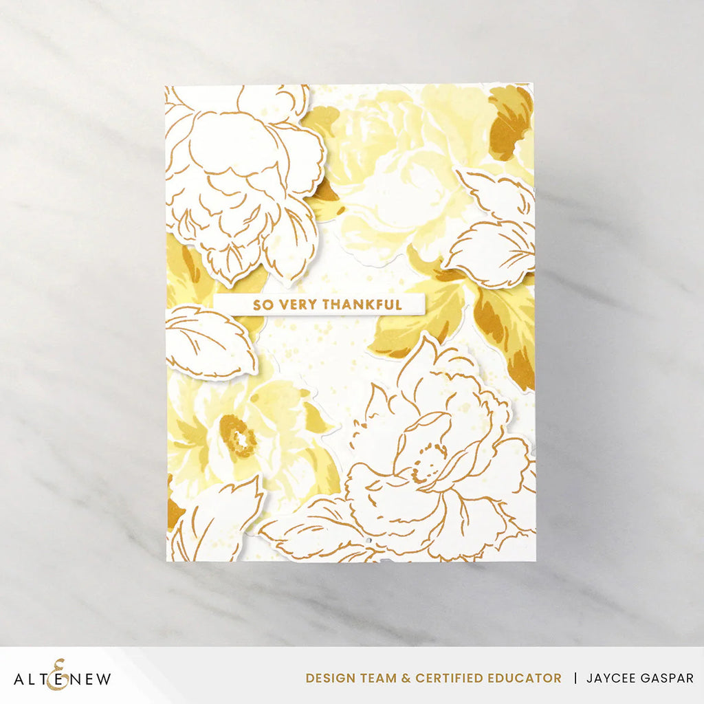 Altenew Icy Lemonade Fresh Dye Ink Pad alt8628 thankful