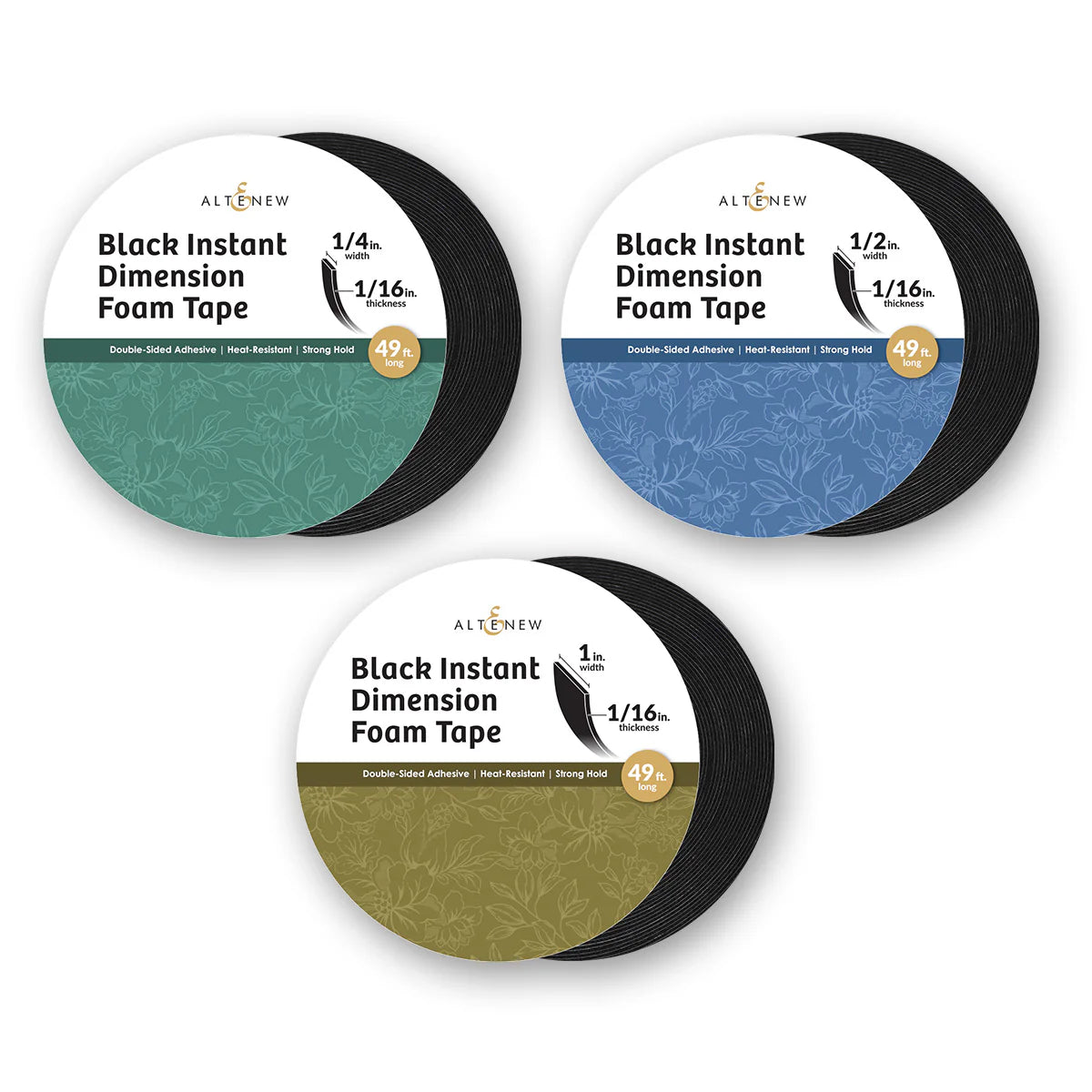 Altenew Instant Dimension Foam Tape Bundle Black