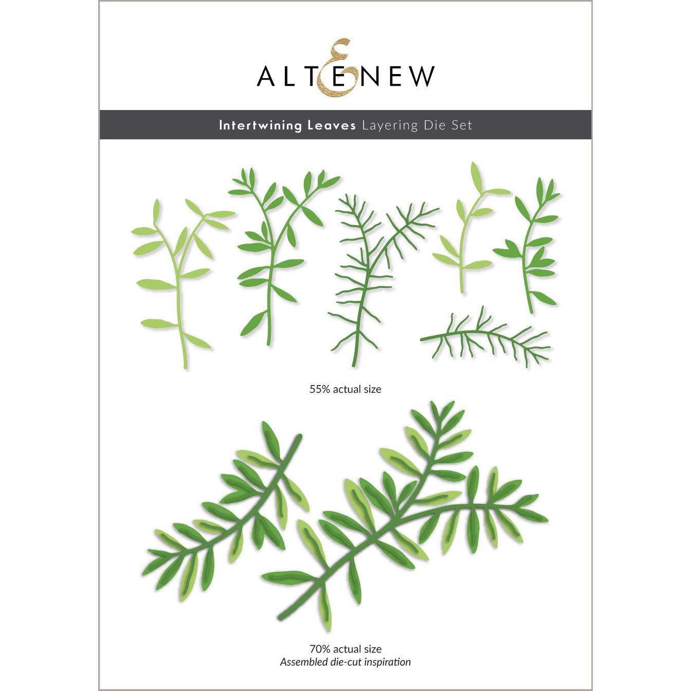 Altenew Intertwining Leaves Layering Dies alt10581
