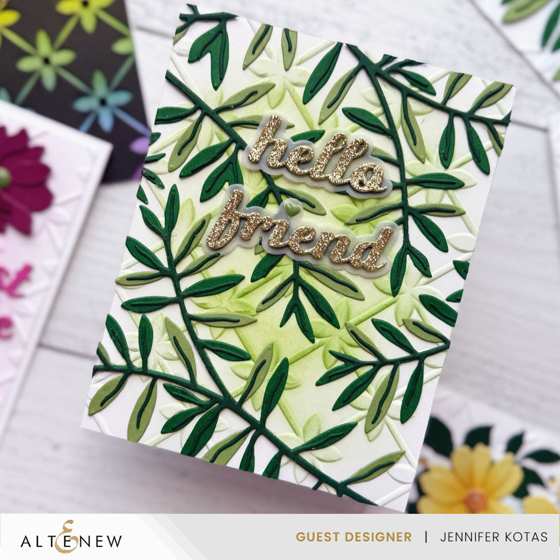 Altenew Intertwining Leaves Layering Dies alt10581 friend