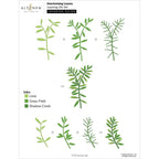 Altenew Intertwining Leaves Layering Dies alt10581 layering guide