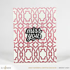 Altenew Iridescent Glitter Relief Paste alt10680 miss you