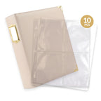 Altenew Ivory 9 x 12 Three-Ring Album and A2 Card Dual-Sided Pocket Page Set