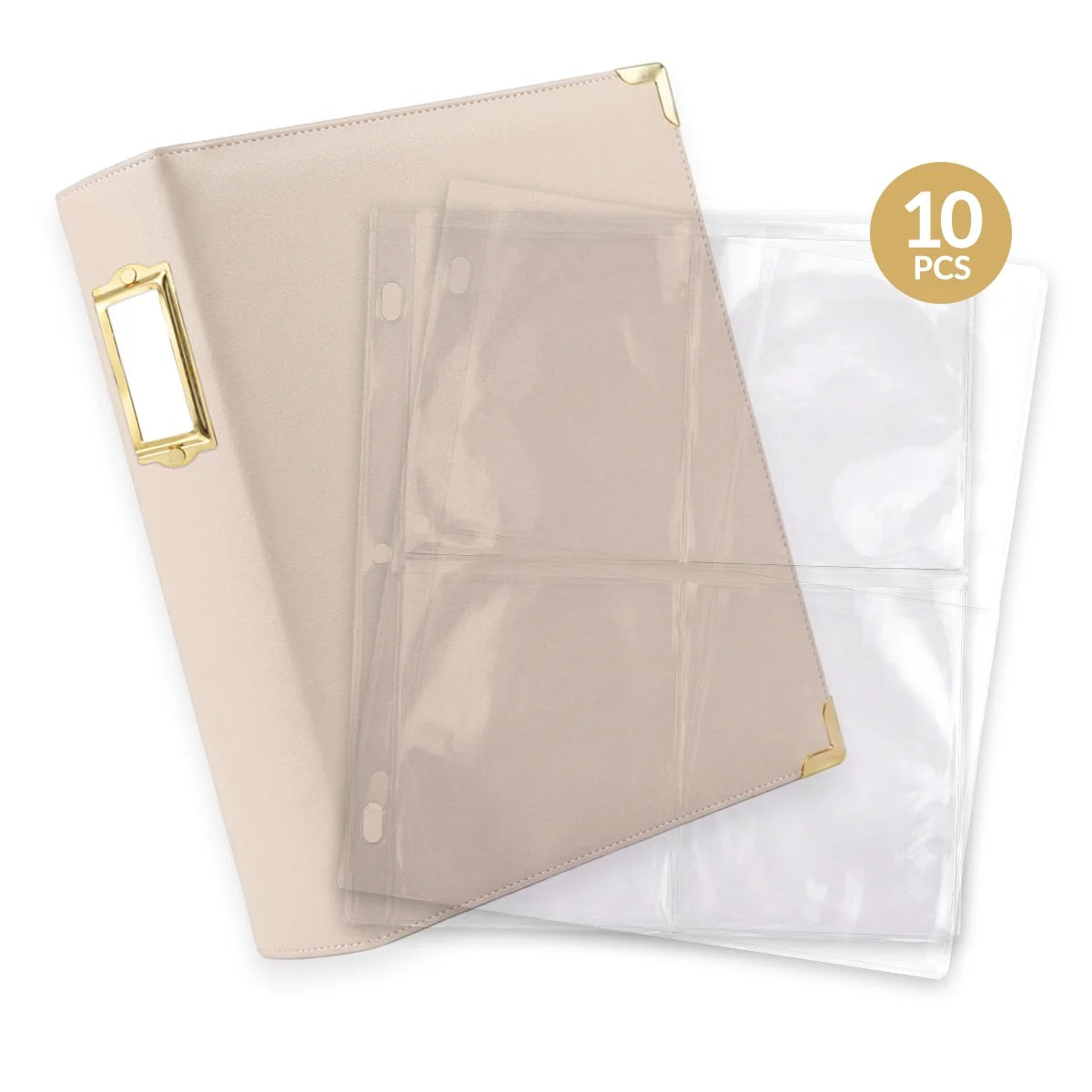 Altenew Ivory 9 x 12 Three-Ring Album and A2 Card Dual-Sided Pocket Page Set