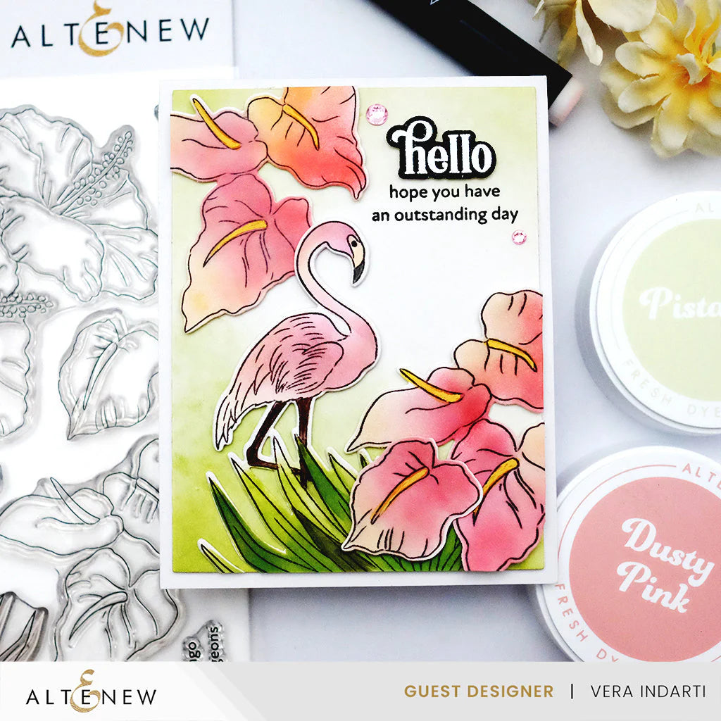 Altenew Jade Dreams Fresh Dye Ink Mini Cube Set alt10094 flamingo