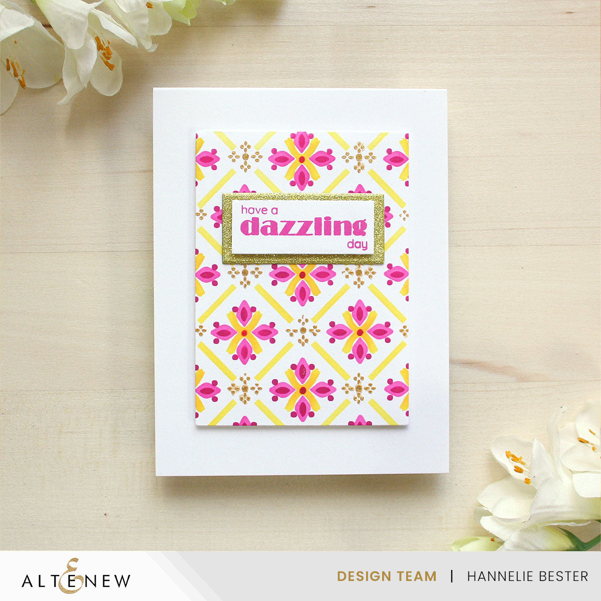 Altenew Jazzberry Fresh Dye Ink Pad alt8749 patterns