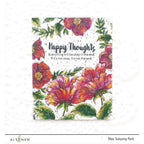 Altenew Jet Black Fresh Dye Ink Pad alt7825 happy thoughts