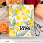 Altenew Joyful Garden Coloring Stencils alt11221 with love