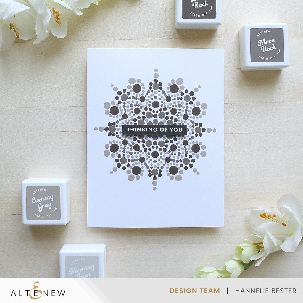 Altenew Lava Rock Fresh Dye Ink Pad alt8401 dots