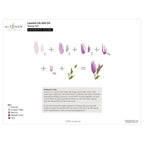 Altenew Layered Lily Add On Clear Stamps alt451* layering guide
