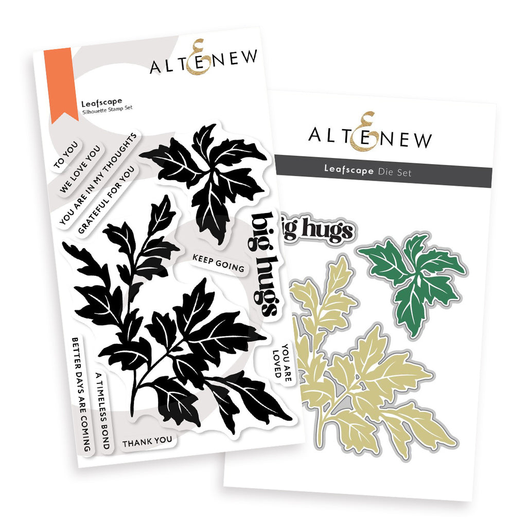 Altenew Leafscape Clear Stamp and Die Set
