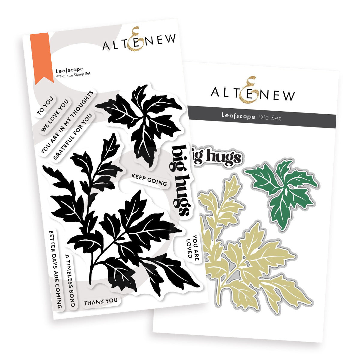 Altenew Leafscape Clear Stamp and Die Set