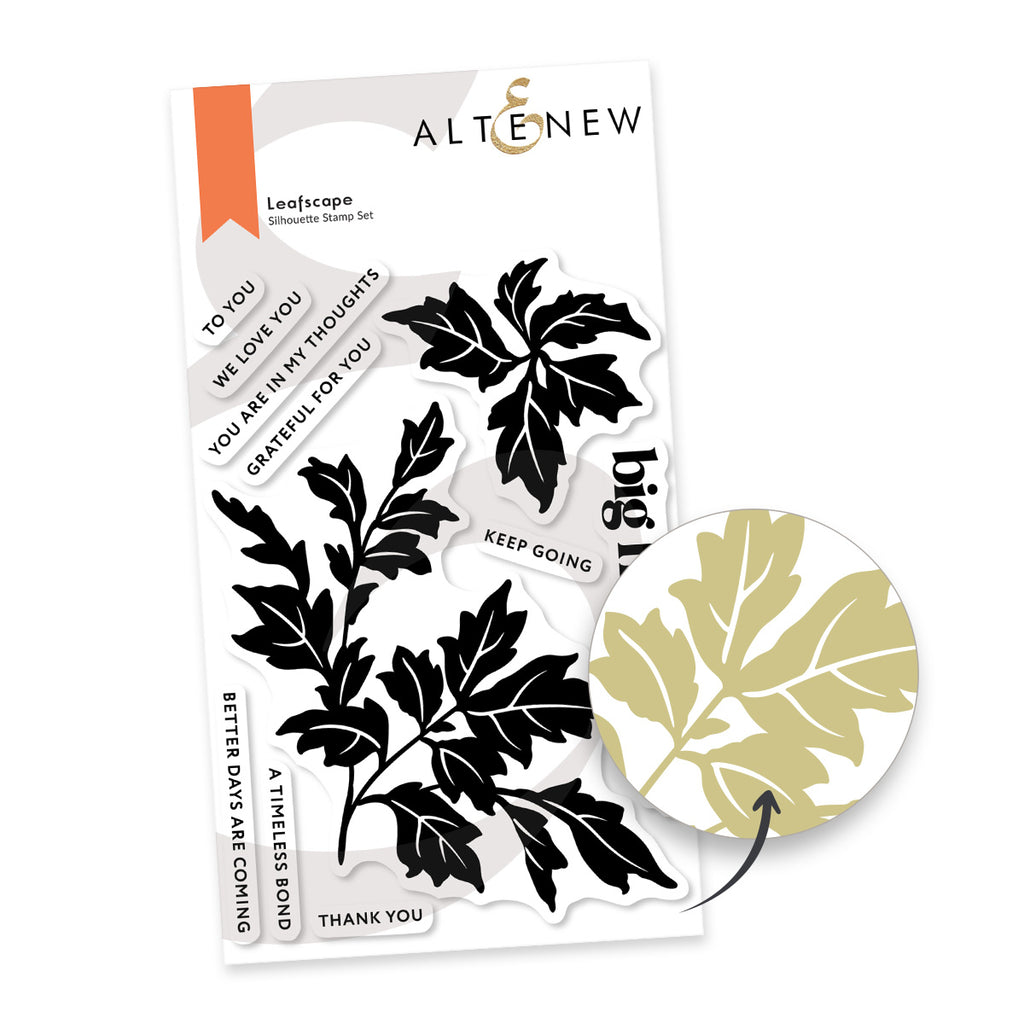 Altenew Leafscape Clear Stamp and Die Set image 1