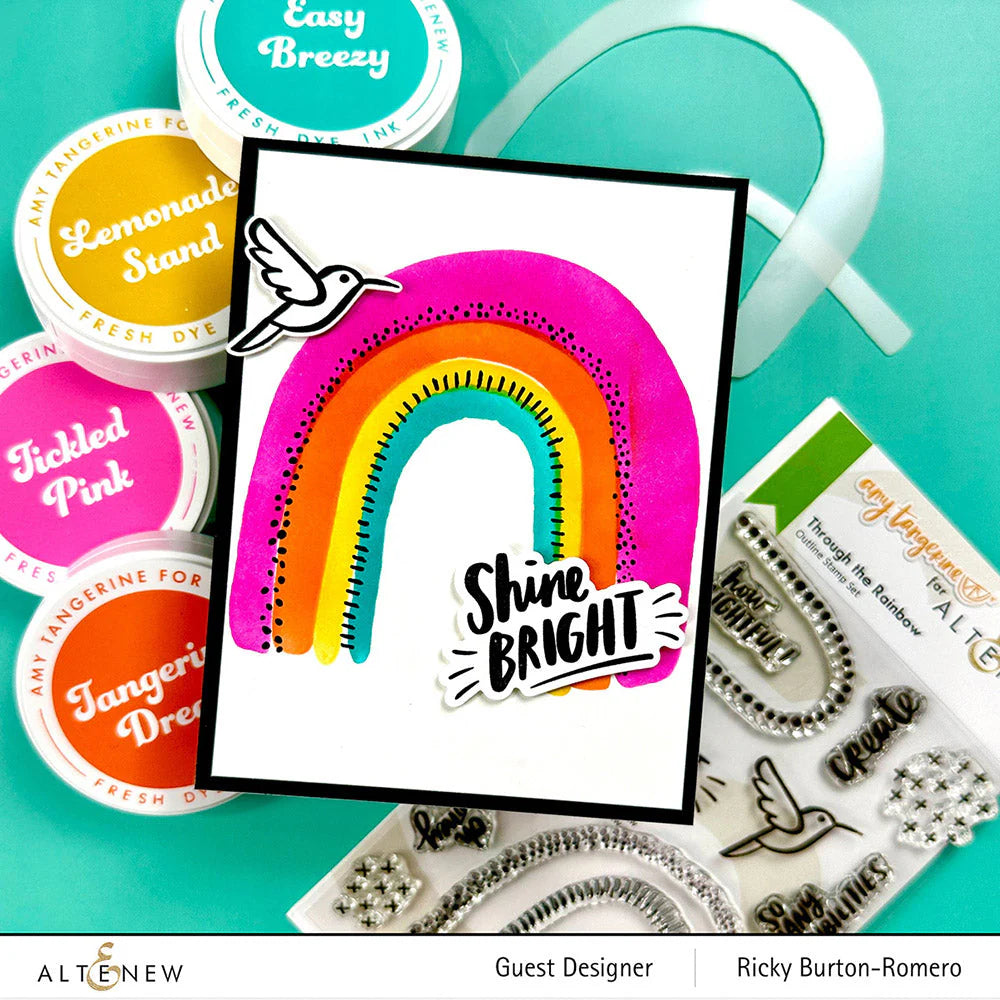 Altenew Lemonade Stand Fresh Dye Ink Pad alt7899 rainbow