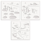 Altenew Lilypad Dreams Simple Coloring Stencils alt8946 layers